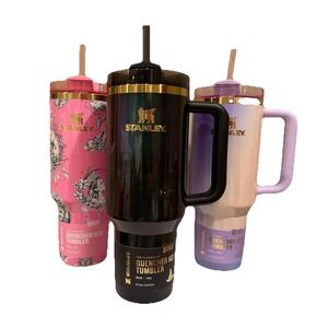 Set Of 3 2025 Target Stanley X Wicked For Good FlowState Quencher Tumbler 40 Oz